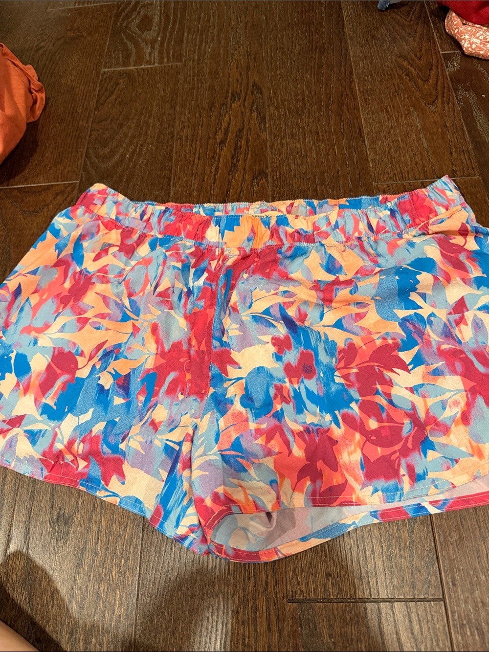 Old Navy Multicolor Floral-Print Athletic Shorts